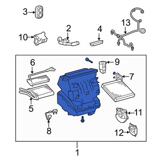 Toyota OE - HVAC Unit Case Assembly