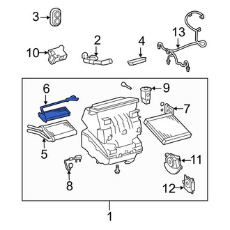 Toyota OE - HVAC Heater Core Heater Element