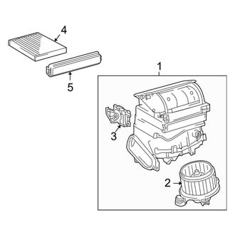 Toyota OE - Air Conditioner & Heater - Blower Motor & Fan (With Climate Control)