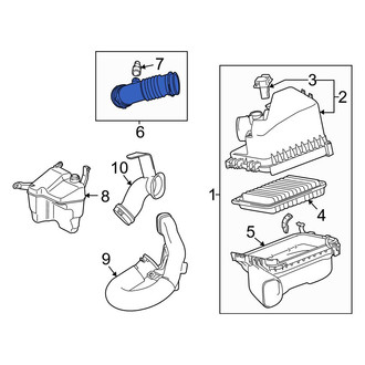 Toyota OE - Lower Engine Air Intake Hose