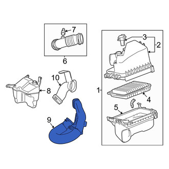 Toyota OE - Lower Engine Air Intake Hose