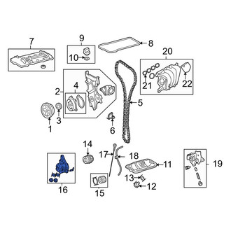 Toyota OE - Engine Oil Filter Housing