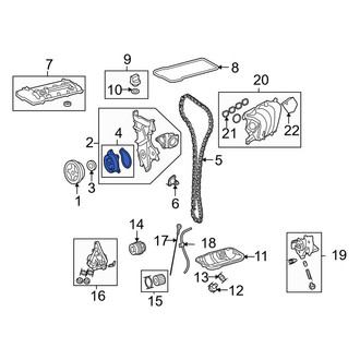 Toyota OE - Engine Water Pump