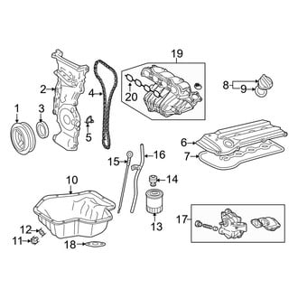 Toyota OE - Engine / Transaxle - Engine Parts (2.4L)