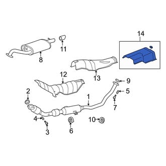 Toyota OE - Rear Floor Pan Heat Shield