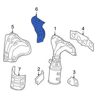 Toyota OE - Upper Exhaust Manifold Heat Shield
