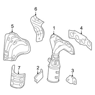 Toyota OE - Exhaust System - Manifold (2.4L)