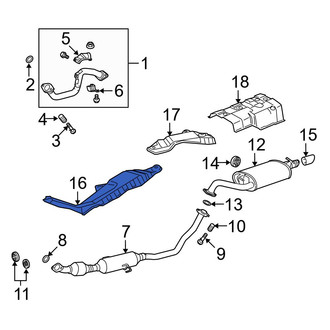 Toyota OE - Front Floor Pan Heat Shield