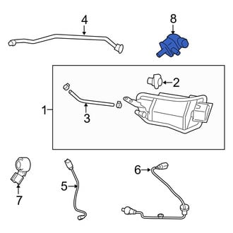 Toyota OE - Exhaust Gas Recirculation (EGR) Vacuum Delay Valve
