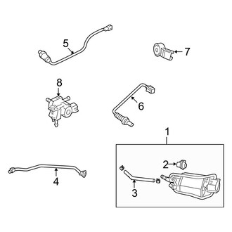 Toyota OE - Emission System - Emission Components (2.4L)
