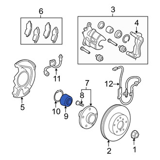 Toyota OE - Front Wheel Bearing