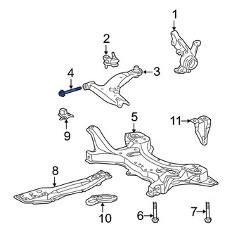 Toyota OE - Front Lower Suspension Control Arm Bolt