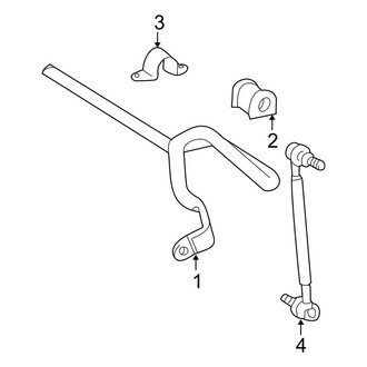 Toyota OE - Front Suspension - Stabilizer Bar & Components