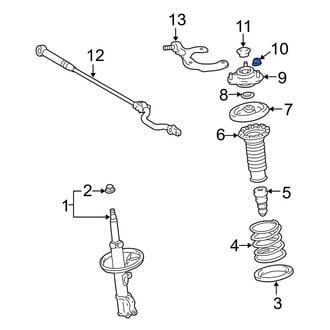 Toyota OE - Suspension Strut Mount Nut