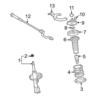 Toyota OE - Front Suspension Strut Mount Nut