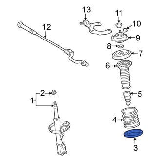 Toyota OE - Front Lower Coil Spring Insulator