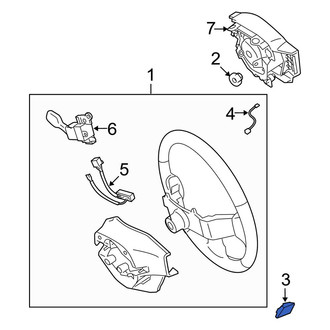 Toyota OE - Left Steering Wheel Plug