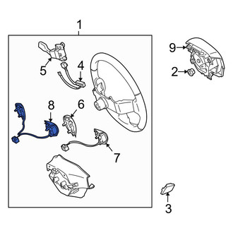 Toyota OE - Steering Wheel Radio Controls