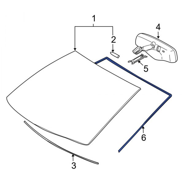 Windshield Molding