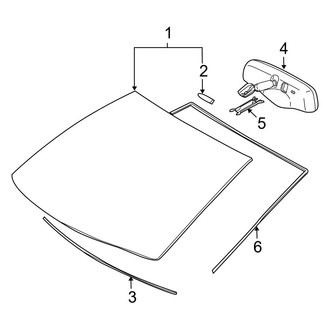 Toyota OE - Windshield - Glass