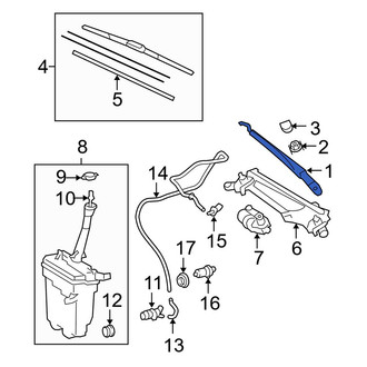 Toyota OE - Left Wiper Arm