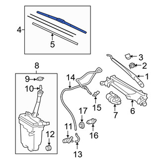 Toyota OE - Left Wiper Blade