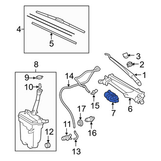 Toyota OE - Wiper Motor