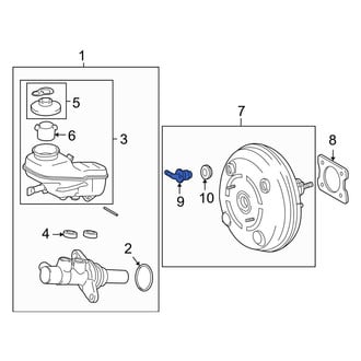 Toyota OE - Power Brake Booster Check Valve