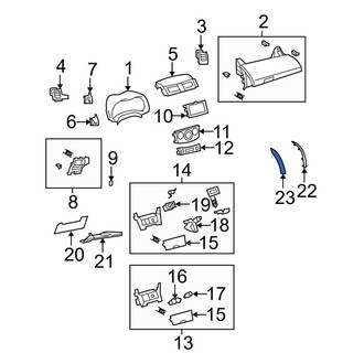 Toyota OE - Left Instrument Panel Cover