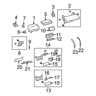 Toyota OE - Instrument Panel Components (USA Built)