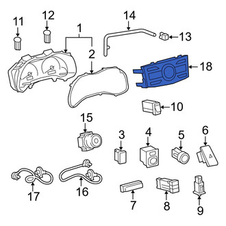 Toyota OE - HVAC Temperature Control Panel