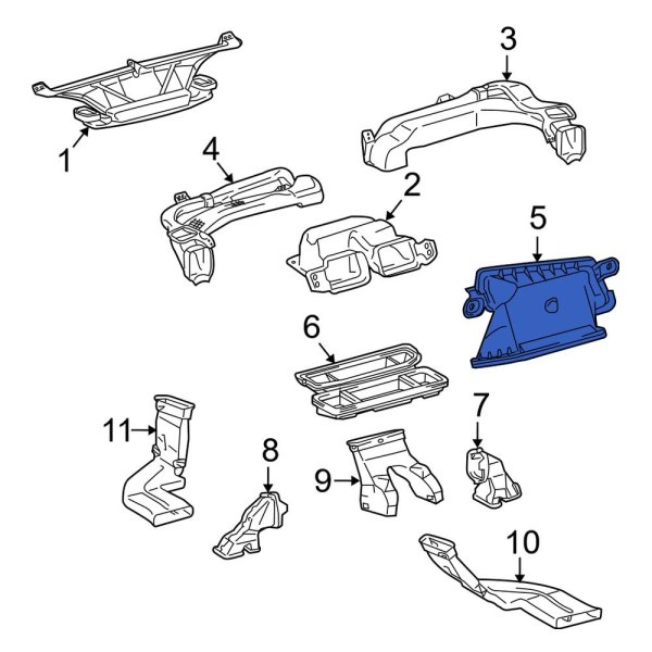 Instrument Panel Air Duct