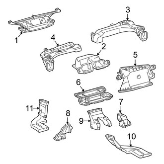 Toyota OE - Instrument Panel - Ducts