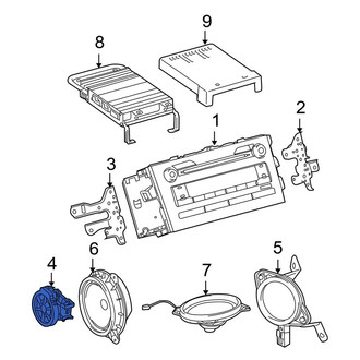 Toyota OE - Rear Lower Speaker