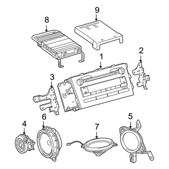Toyota OE - Instrument Panel - Sound System