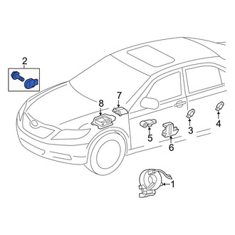 Toyota OE - Air Bag Impact Sensor