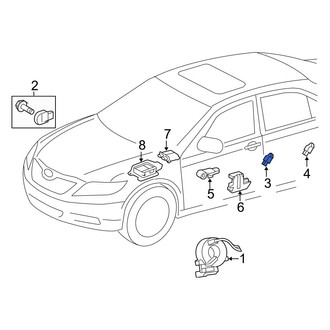 Toyota OE - Air Bag Impact Sensor