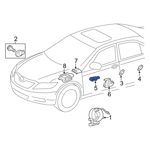 Seat Track Position Sensor
