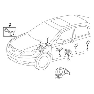 Toyota OE - Restraint Systems - Air Bag Components (Modules & Sensors)