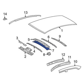 Toyota OE - Center Roof Panel Reinforcement