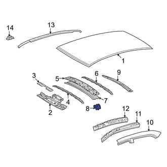 Toyota OE - Left Roof Panel Reinforcement