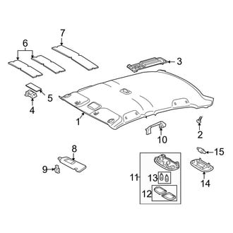 Toyota OE - Roof - Interior Trim (W/O Sunroof, Japan Built)
