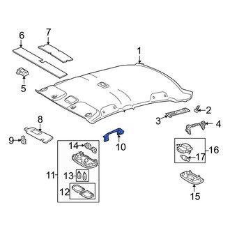 Toyota OE - Front Interior Grab Bar