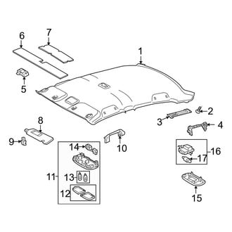 Toyota OE - Roof - Interior Trim (W/O Sunroof, USA Built)