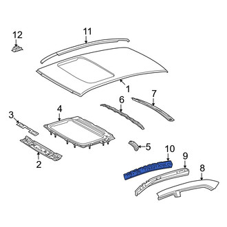 Toyota OE - Left Inner Roof Side Rail