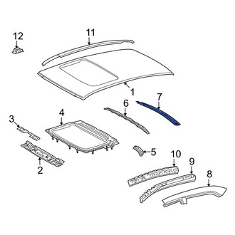 Toyota OE - Rear Roof Header Panel