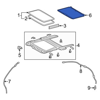 Toyota OE - Sunroof Cover