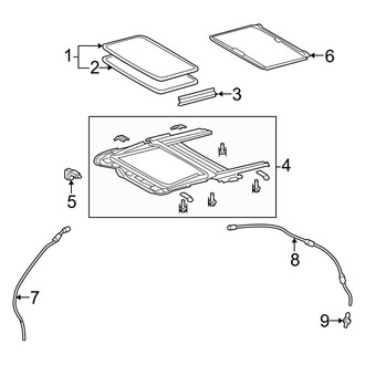Toyota OE - Roof - Sunroof (With Sunroof)