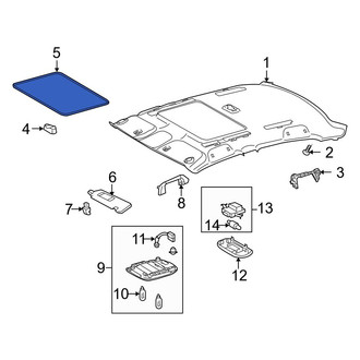 Toyota OE - Sunroof Opening Trim