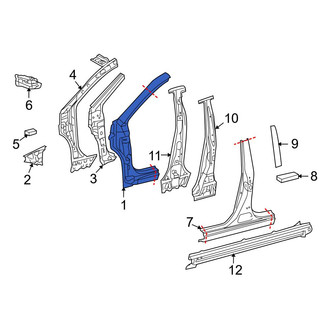 Toyota OE - Left Body A-Pillar